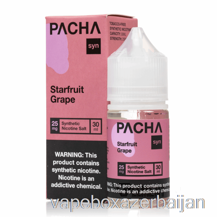 Vape Box Azerbaijan Starfruit Grape - Pachamama SALTS - 30mL 25mg